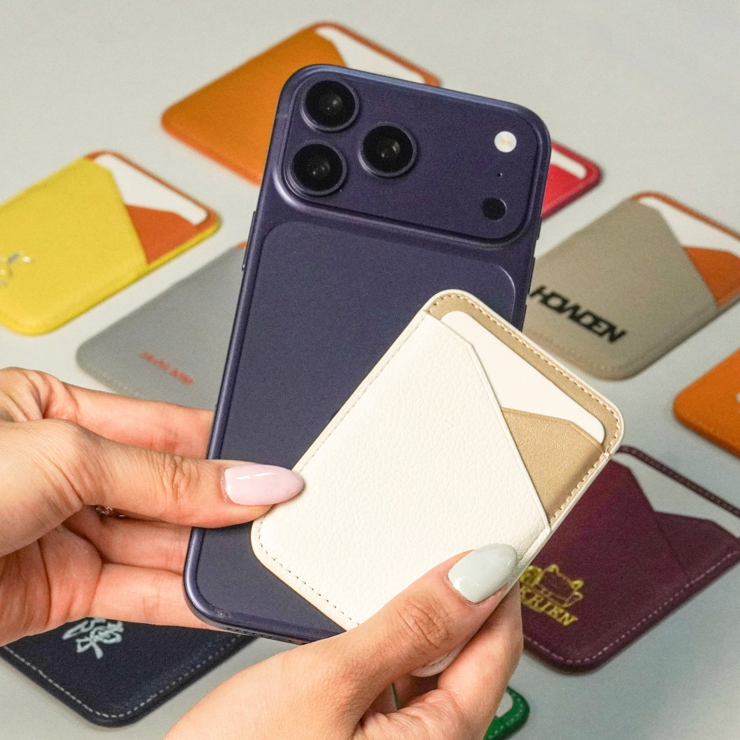 Leather Magnetic Cardholder